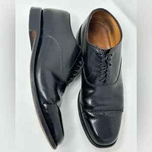 Allen Edmonds black leather Oxford dress shoes 9E